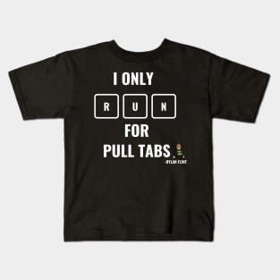 Running for Bingo Pull Tabs Tee Kids T-Shirt